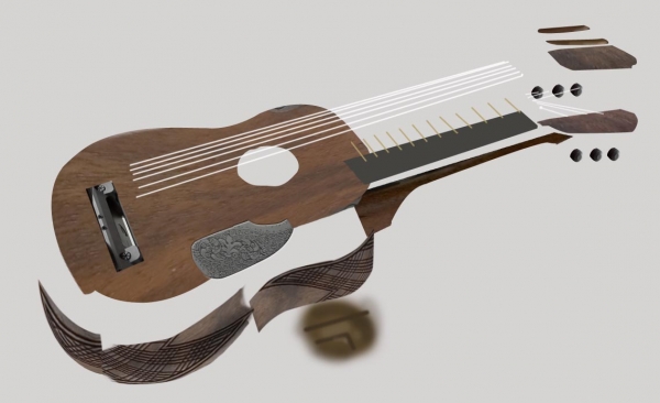Creation of Accoustic Guitar: Step 10